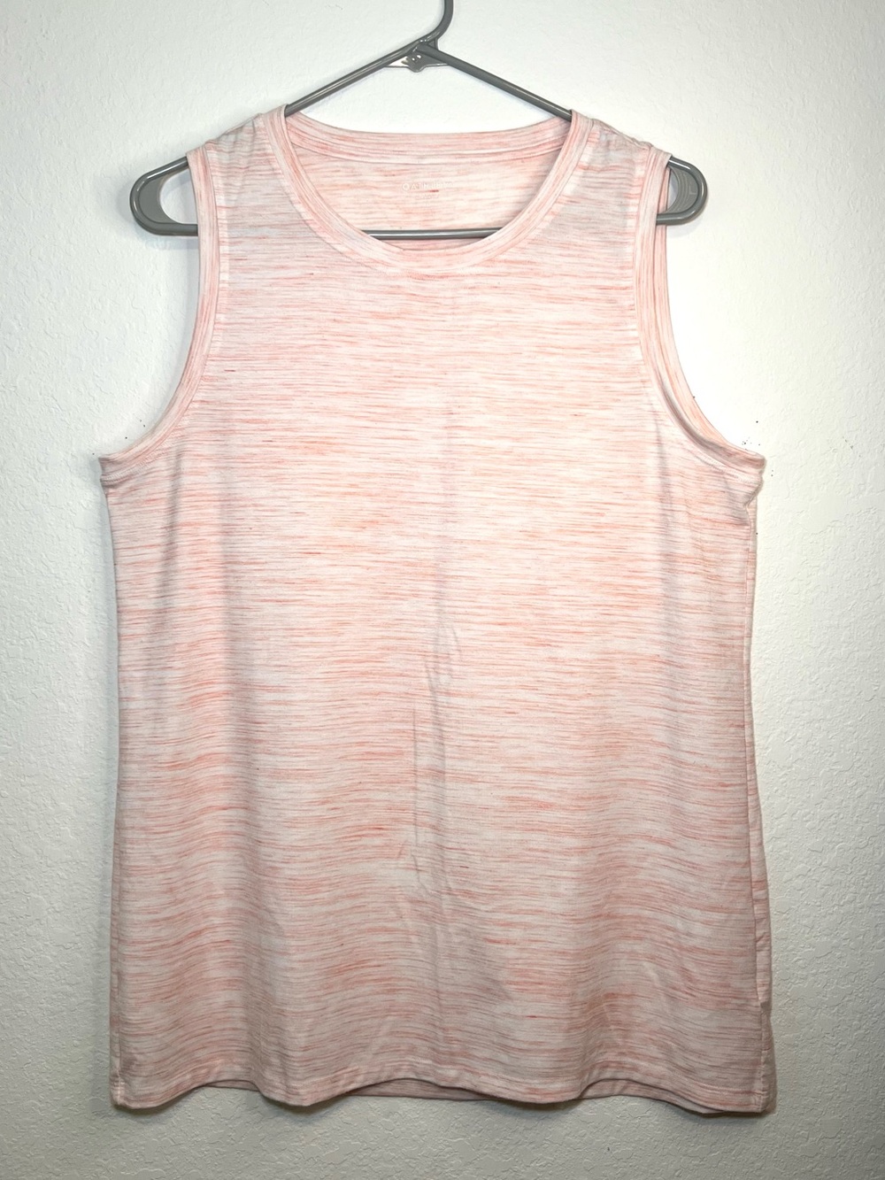 Athleta White/Orange Striped Tank Top . Sport Women Top. Size L